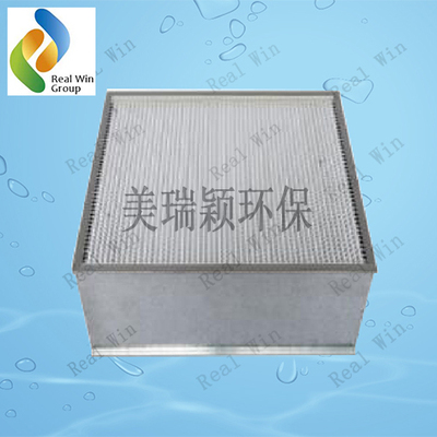 แผ่นกรองอากาศประสิทธิภาพปานกลางชนิดไม่มีแผ่นกั้น(แบบไม่มีแผ่นแบ่งช่อง)
