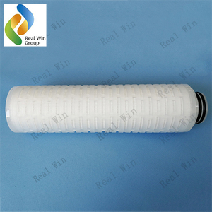 Extra large flow foldable filter element