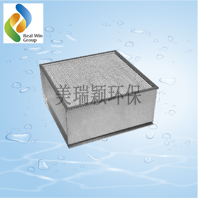 แผ่นกรองอากาศประสิทธิภาพสูงชนิดมีแผ่นกั้น (แบบมีแผ่นแบ่งช่อง)