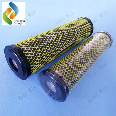 Yellow mesh carbon fiber filter element